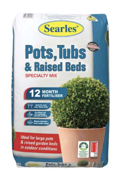 Searles pots, tubs and raised beds