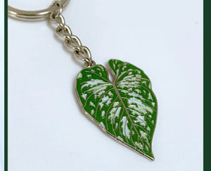 Luxe foliage key chains