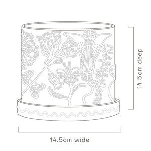 Callista Plant Pot olive - Angus & Celeste