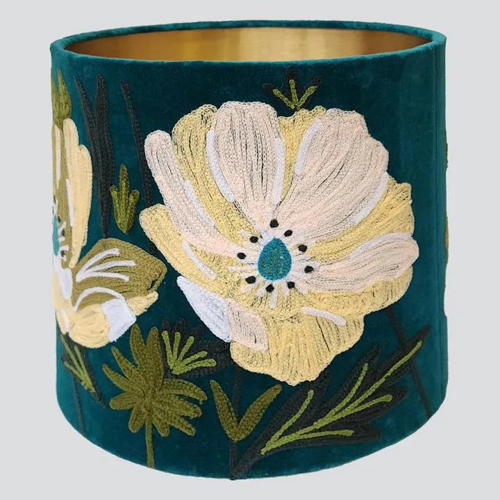 Ruby Star - Wild flower Drum lamp shade