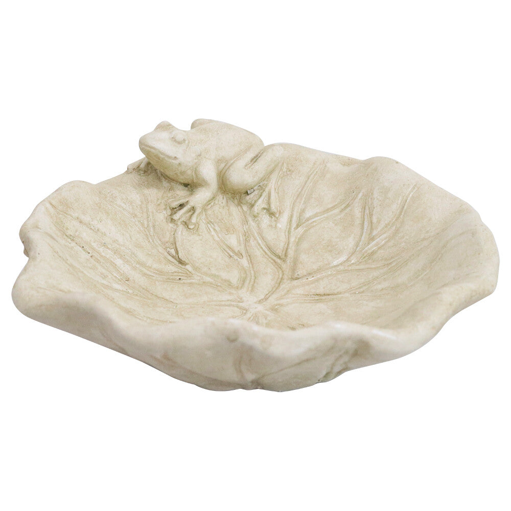 Lilypad Frog water/bird feeder