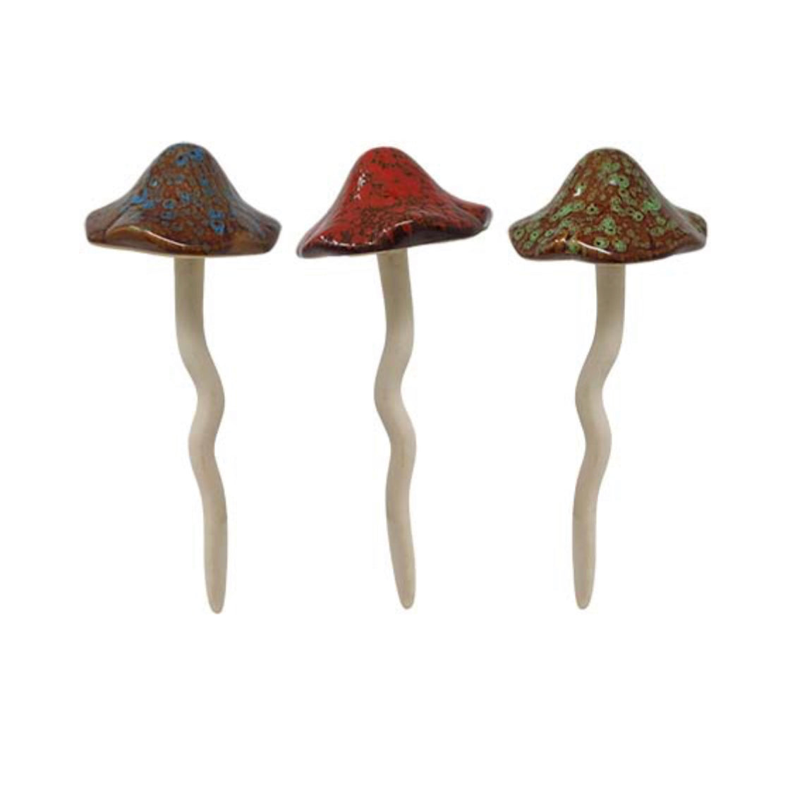 Meadow mushroom ornament