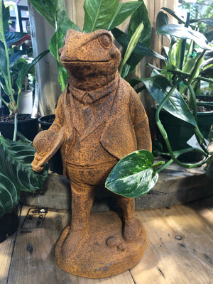 Wind in the willow Characters in cast iron statue