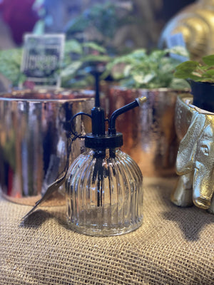 Glass mister bottle - Artisans Garden Nursery