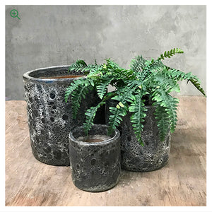 Santorini Seafoam cylinder grey